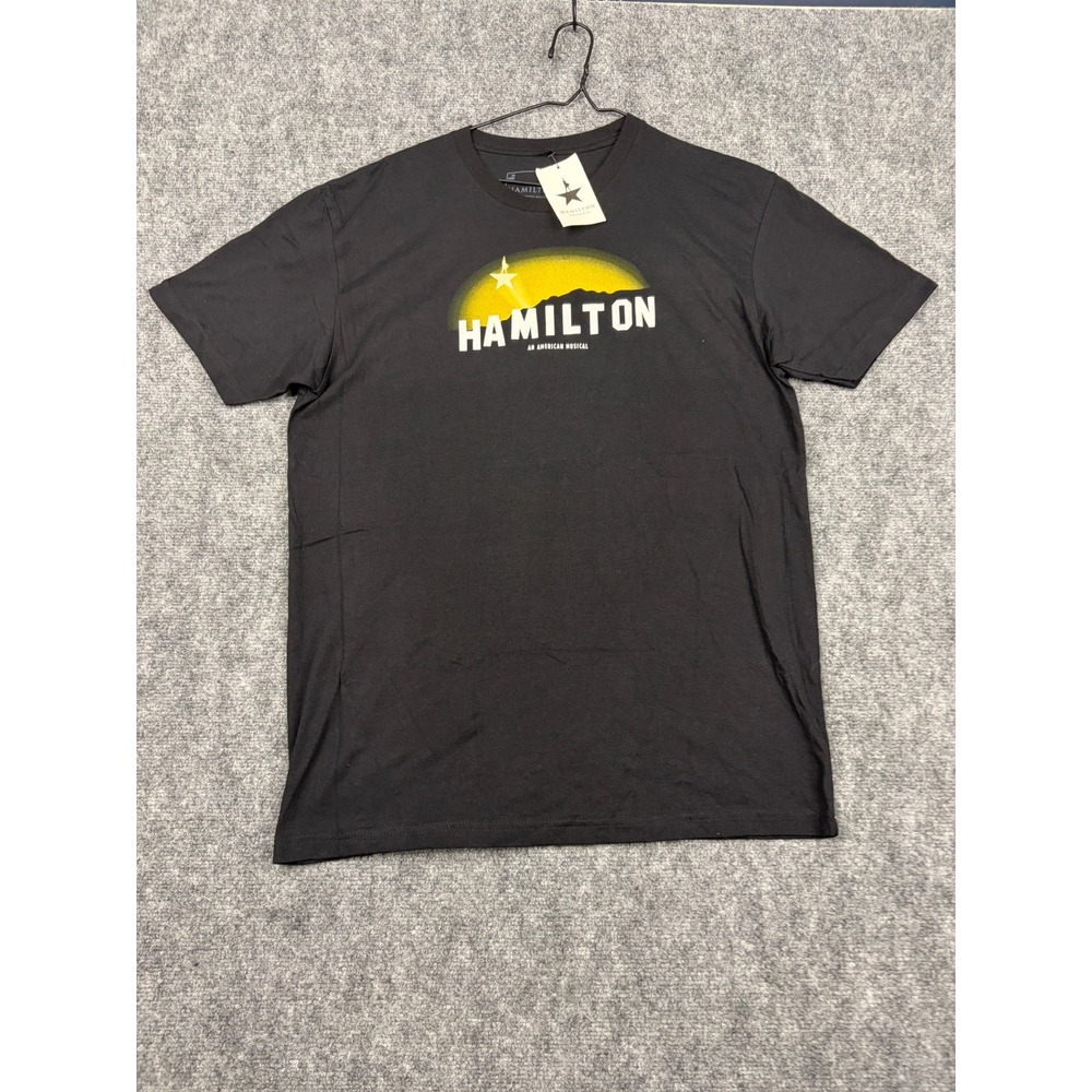 Hamilton Musical Los Angeles Graphic T-Shirt Black Large New Broadway Tee NWT